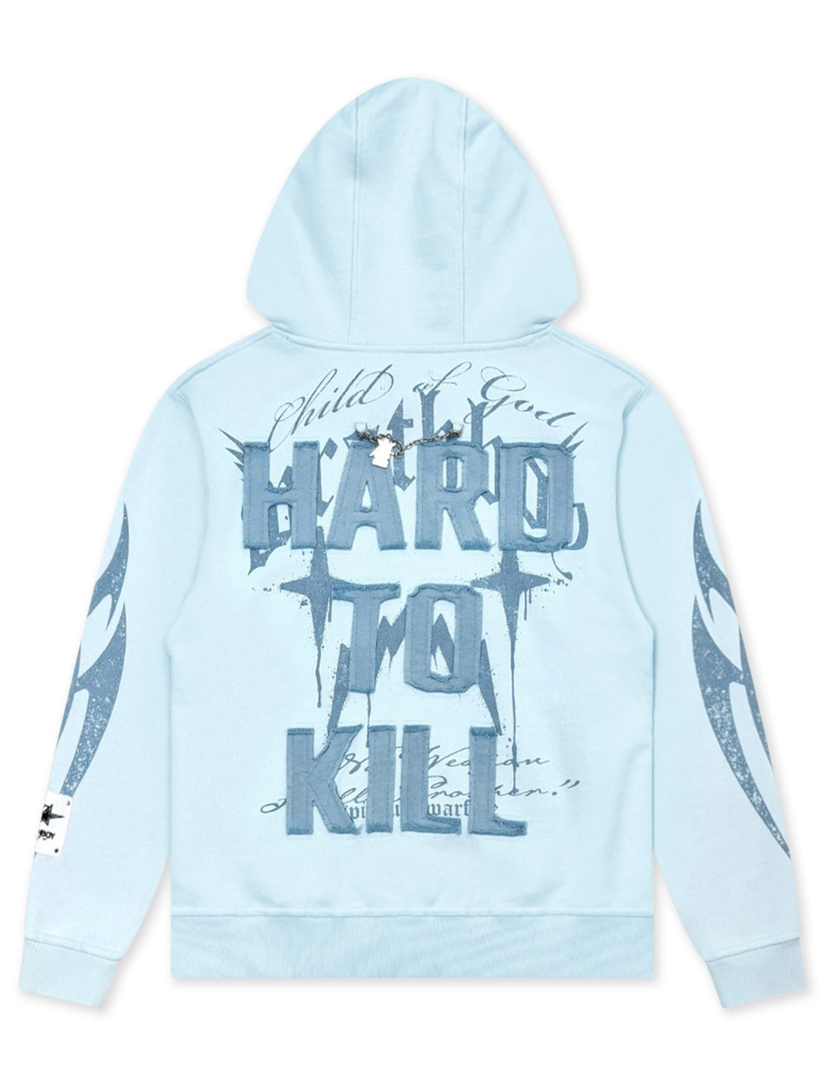 Wrathboy Hard to Kill Hoodie - Light Blue