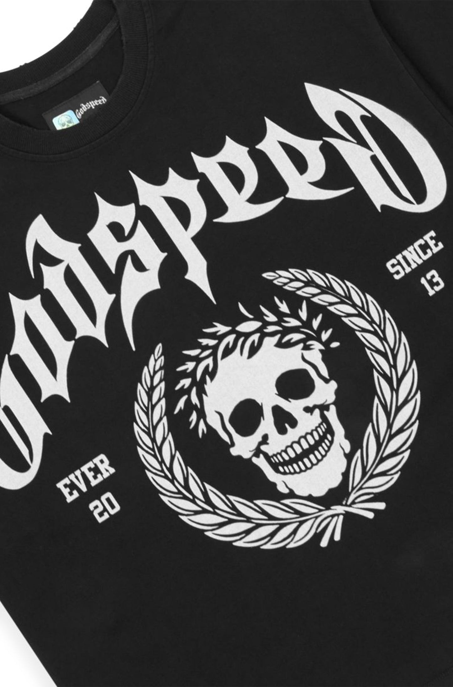 Godspeed Victor Crest Boxy Tee - Black