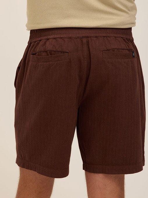 Dylan Herringbone Twill Short
