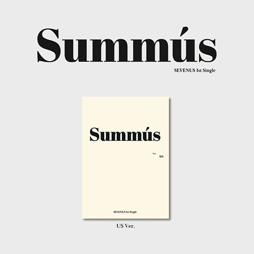 Sevenus 1st Single Album - Summus