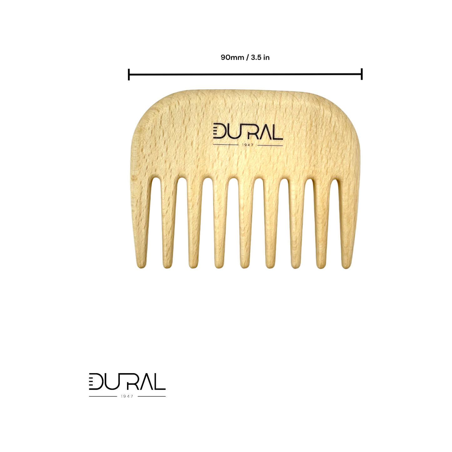 Dural Beech wood Afro comb