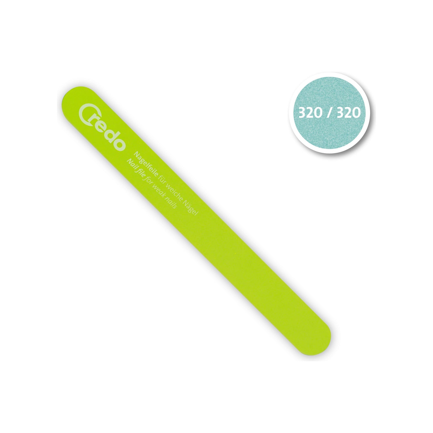 Credo Solingen Nail File Popart For Weak Nails | Green | 1 Pc - 3 Oz
