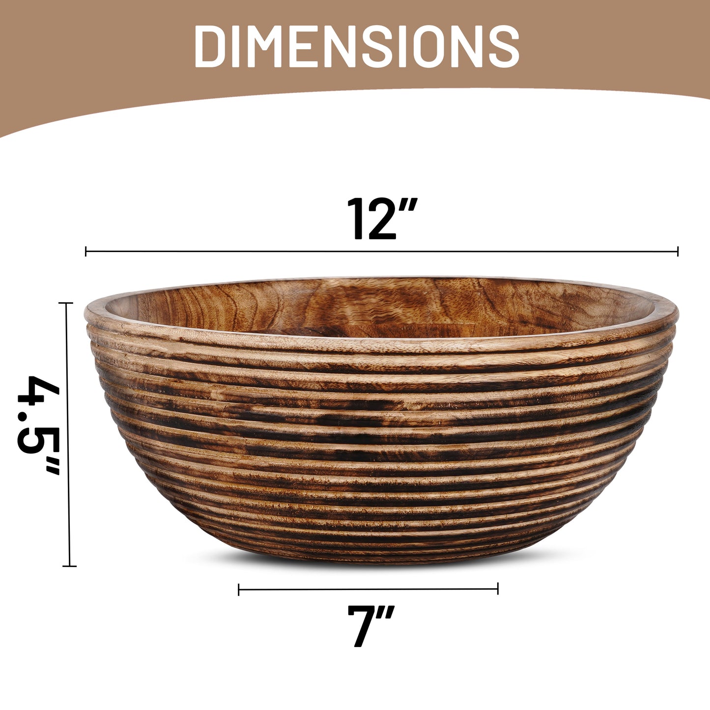 Darma Valley Mangowood Decorative Bowls - Osadia Concept Store