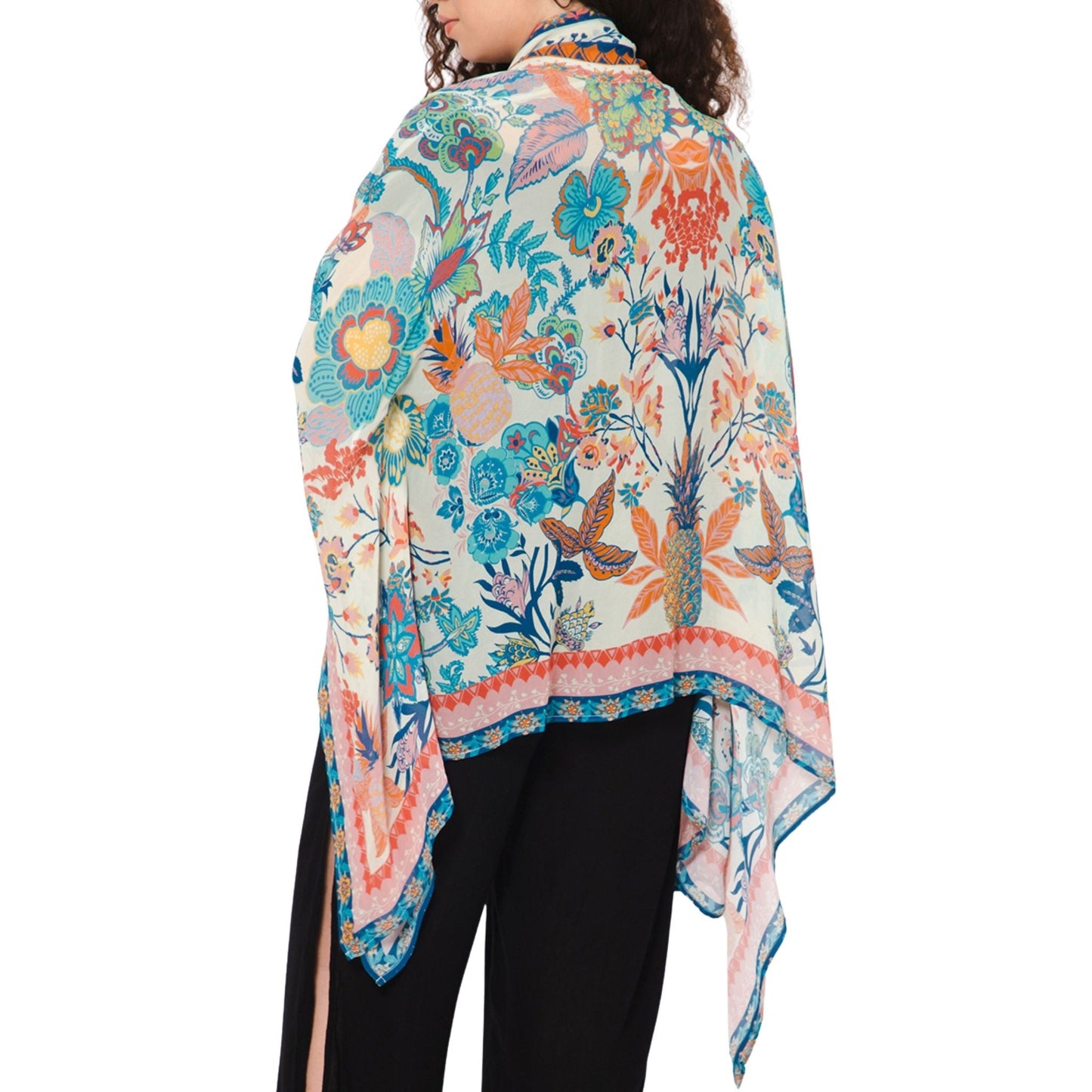 Wildflower Sheer Kimono Cardigan - Cream