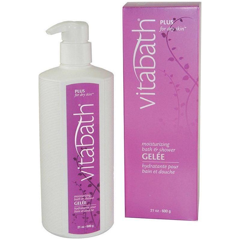 Vitabath Moisturizing Bath & Shower Gelee, Plus Dry Skin 21 oz