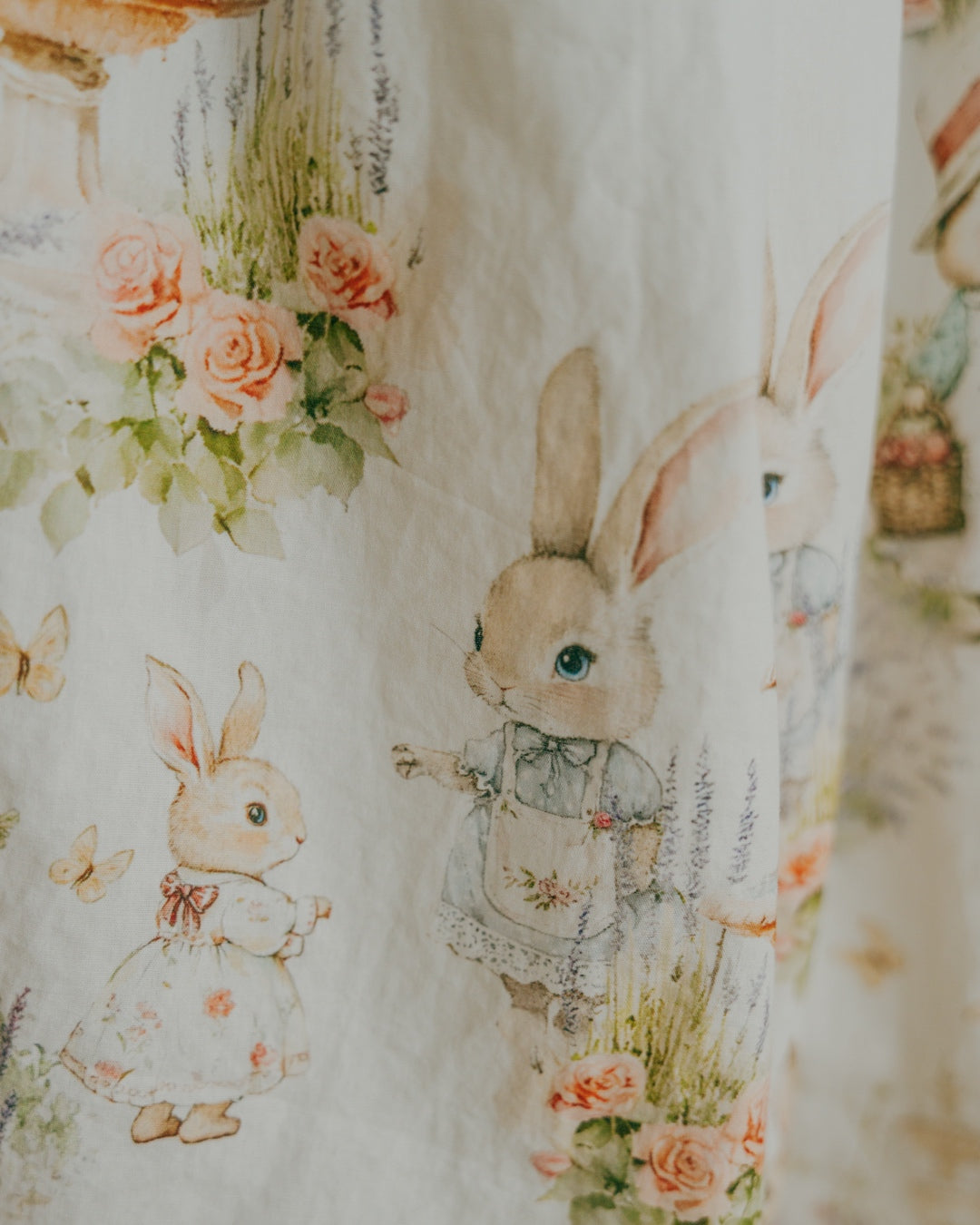 Aoki Dress-Woodland Bunny | Long Sleeve