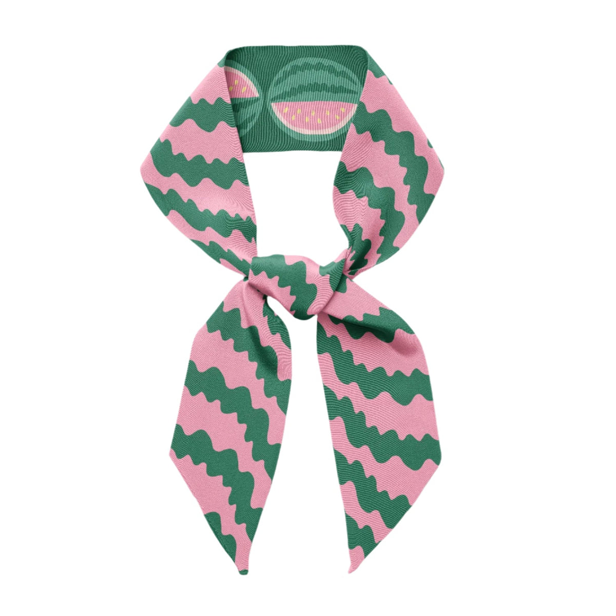 Watermelon Twilly Ribbon Scarf