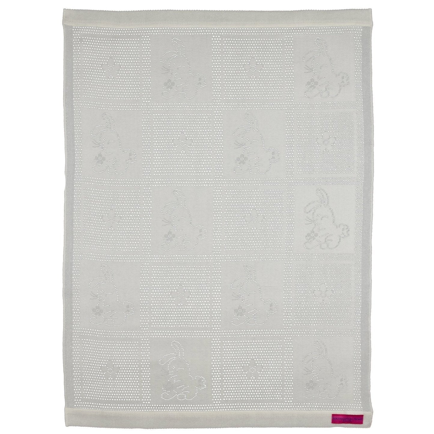Southampton Home Lace Weave Bunny Baby Blanket ~ Ivory ~ - Osadia Concept Store