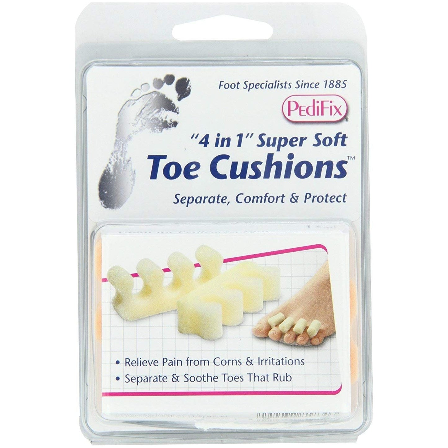 PediFix Toe Cushions One Size Fits Most 2 Each