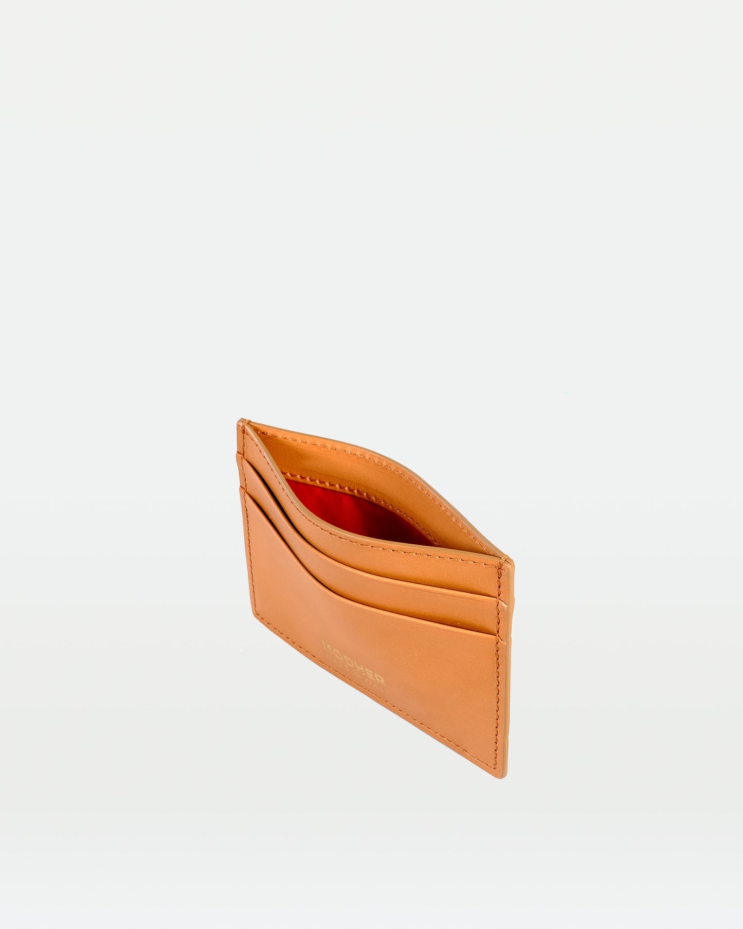 Credit Card Slip in vegetable tanned leather