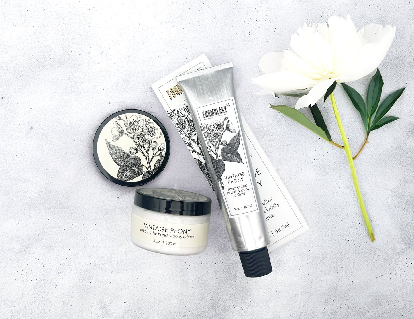 Vintage Peony - On-the-Go Shea Butter Hand and Body Creme Tube