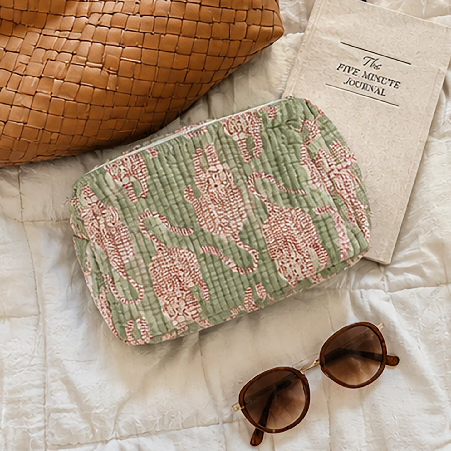 Cats in Pink Cosmetic Pouch