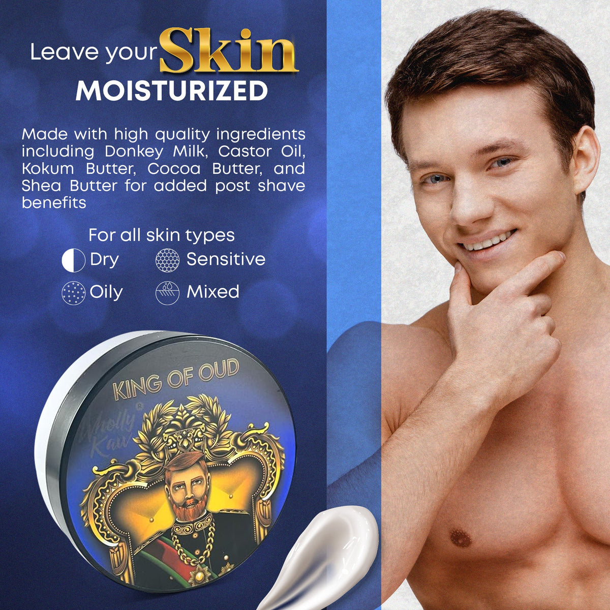 King of Oud Shaving Soap