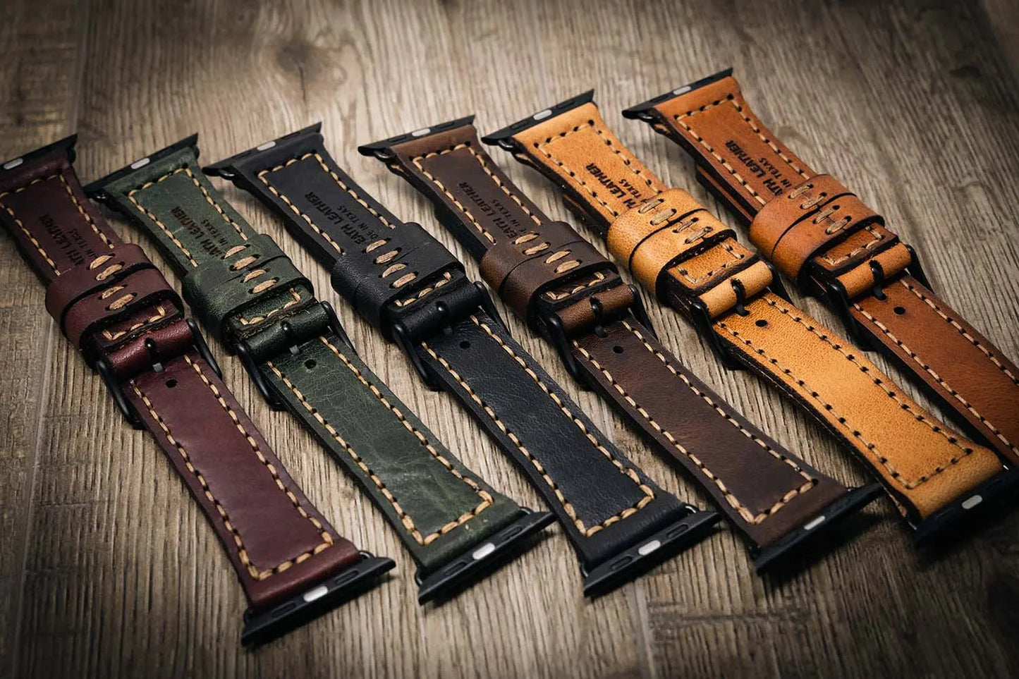 Apple Watch Leather Band - Saddle Tan