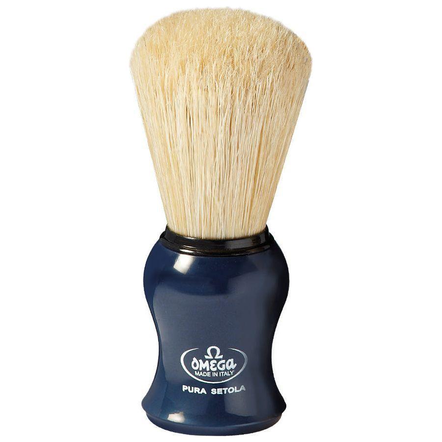 Omega Brush Synthetic Fiber Shaving Brush #10065 (Assorted Colors)
