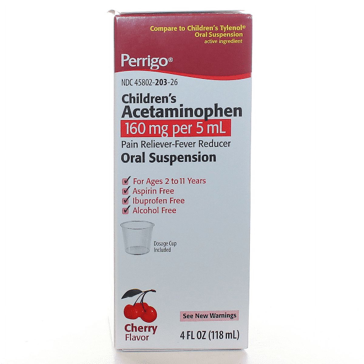 Perrigo Childrens Acetaminophen Chry