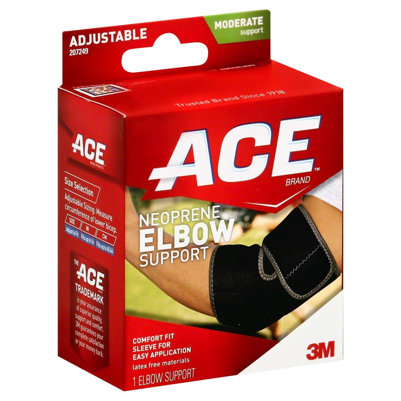 Ace Brand Neoprene Elbow Support, Adjustable Brace, One Size