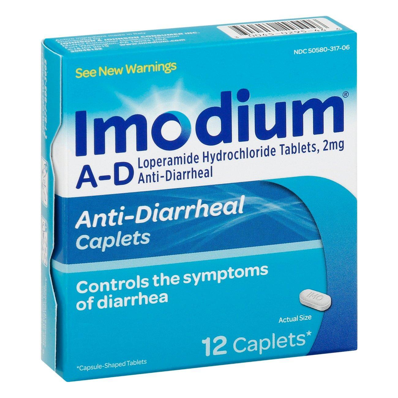 Imodium A-D Caplets - 12ct