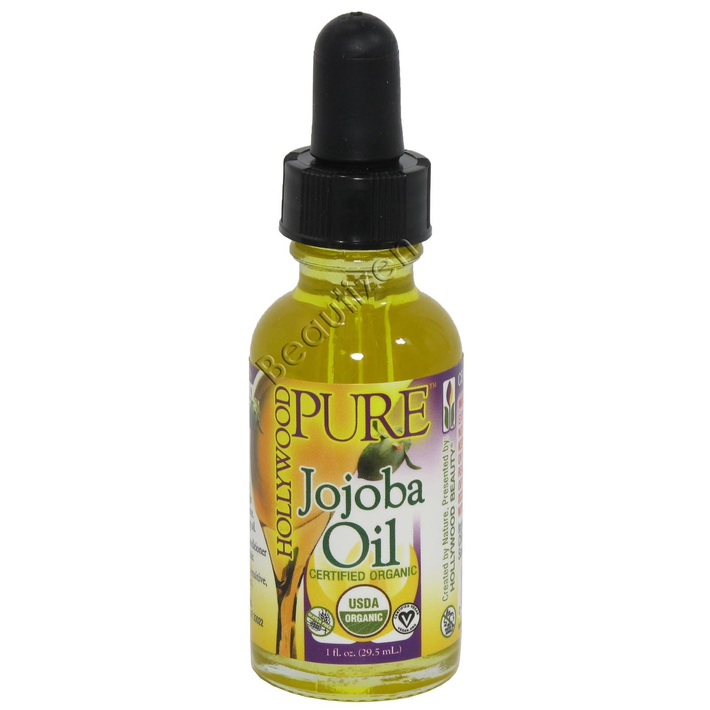 Hollywood Beauty Pure Organic Jojoba Oil, 1 Oz