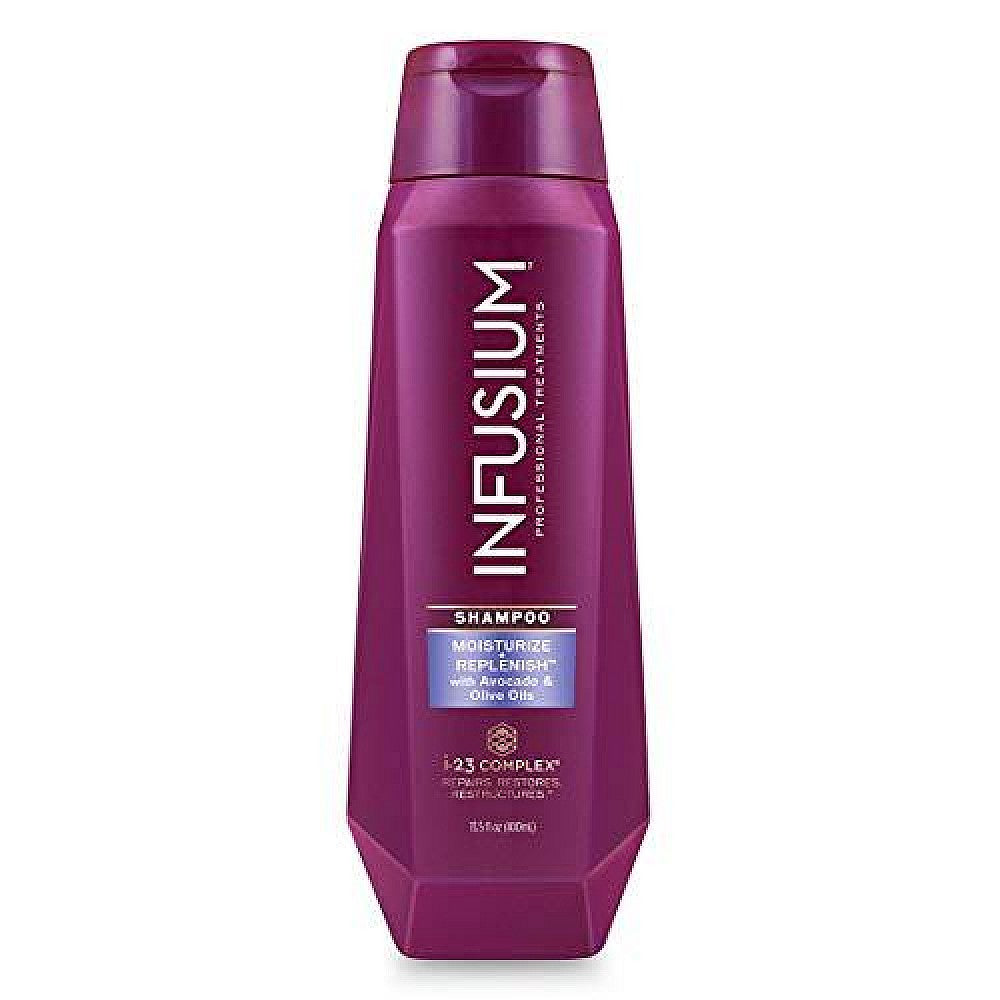 Infusium Shampoo, Moisturize + Replenish, With Avocado & Olive Oils 13.5 Oz