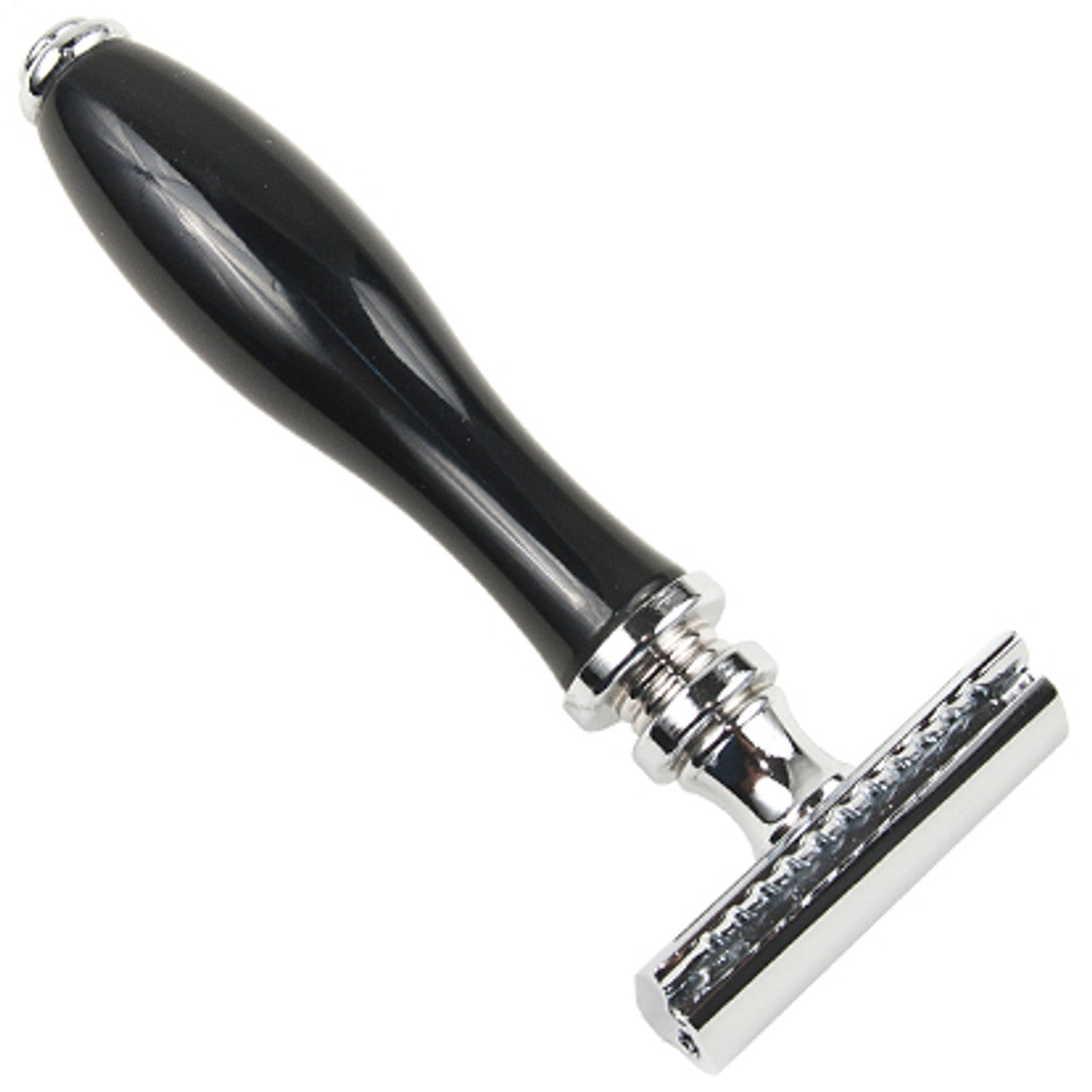 Parker 111B-M3 Black Resin Handle Safety Razor