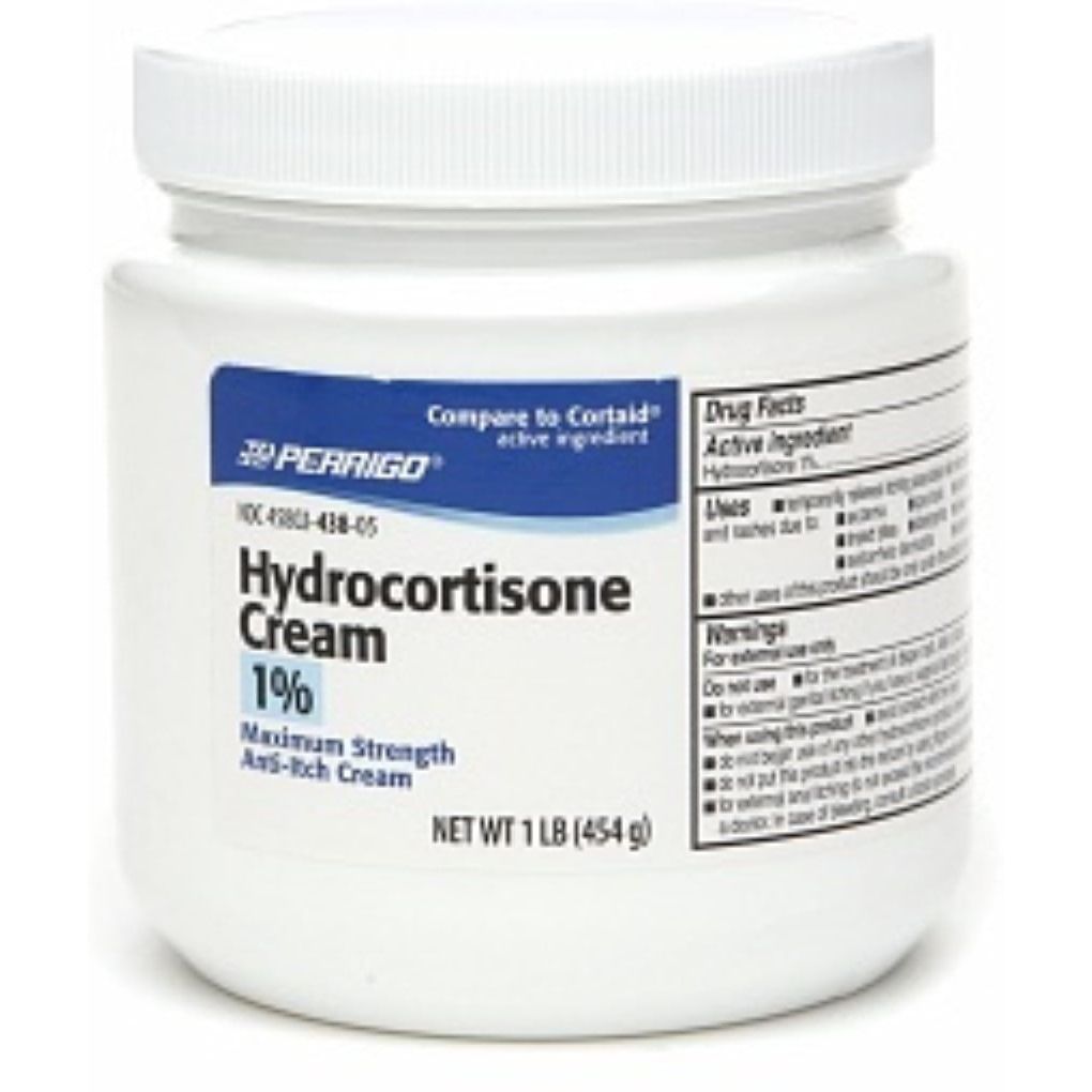 Perrigo Hydrocortisone Cream 1% Maximum Strength Anti-Itch Cream, 1 Lb