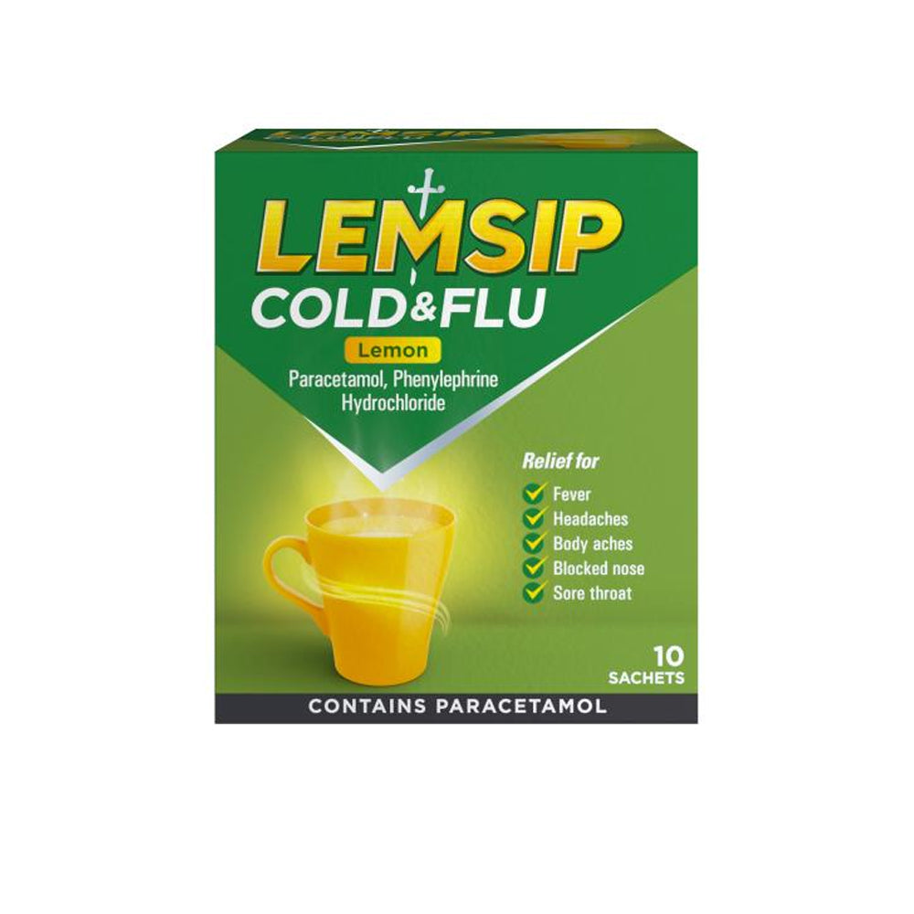 Lemsip Cold & Flu Lemon Sachets