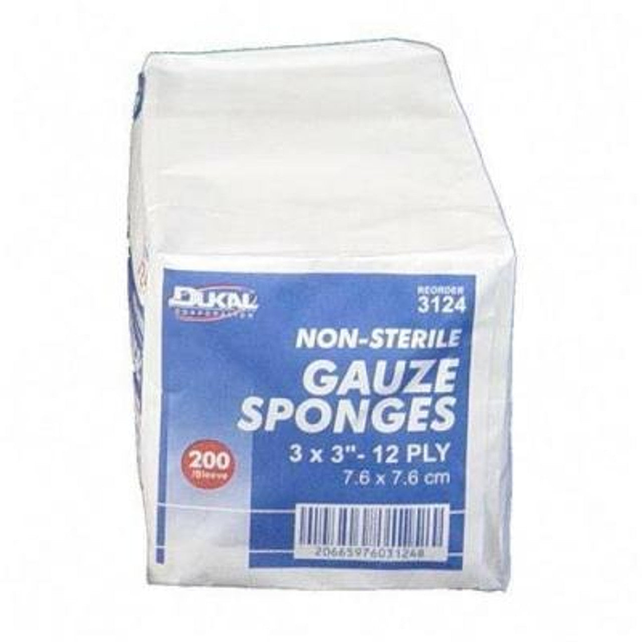Dukal Corp Gauze 12 Ply Ns 3X3″ 200 Sponges