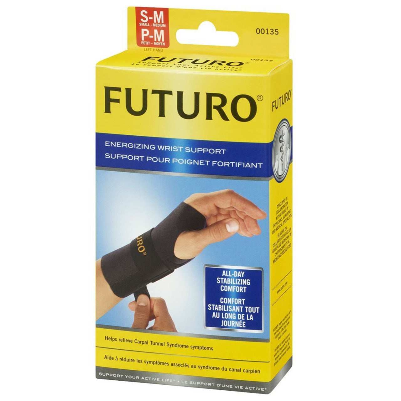 Futuro Energizing Wrist Support Left Hand, Small/Medium