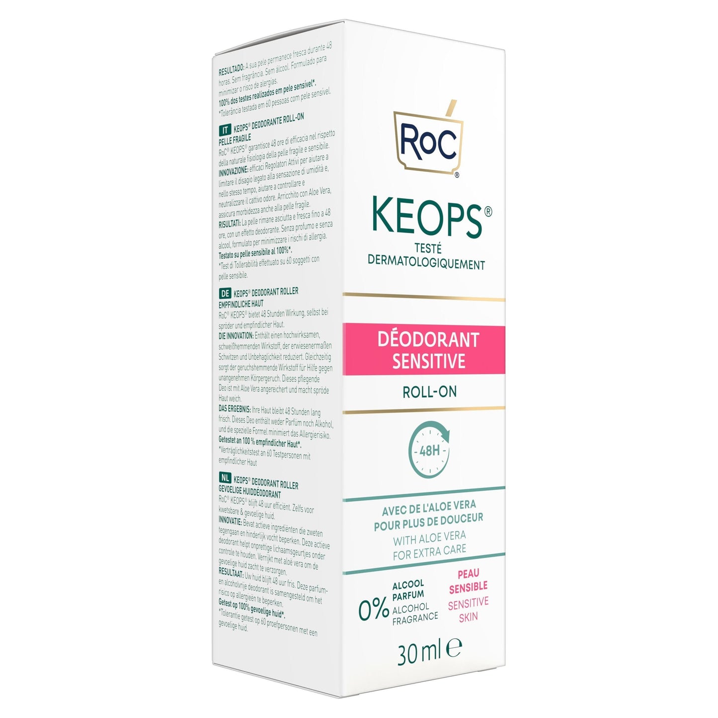 Roc Keops Sensitive Deodorant Roll-on 30ml / 1 Oz