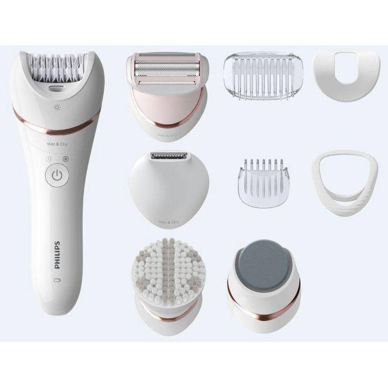 Philips Series 8000 Women's Rechargeable 5-in-1 Shaver, Trimmer, Pedicure And Exfoliator - BRE740/14