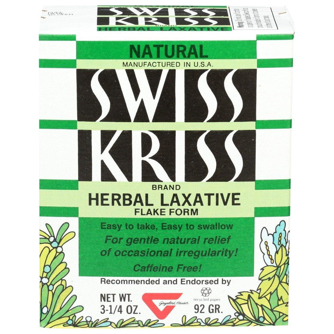 Modern Products 0657601 Natural Swiss Kriss Herbal Laxative Flake Form - 1.5 Oz