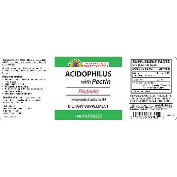Health Star Acidophilus With Pectin