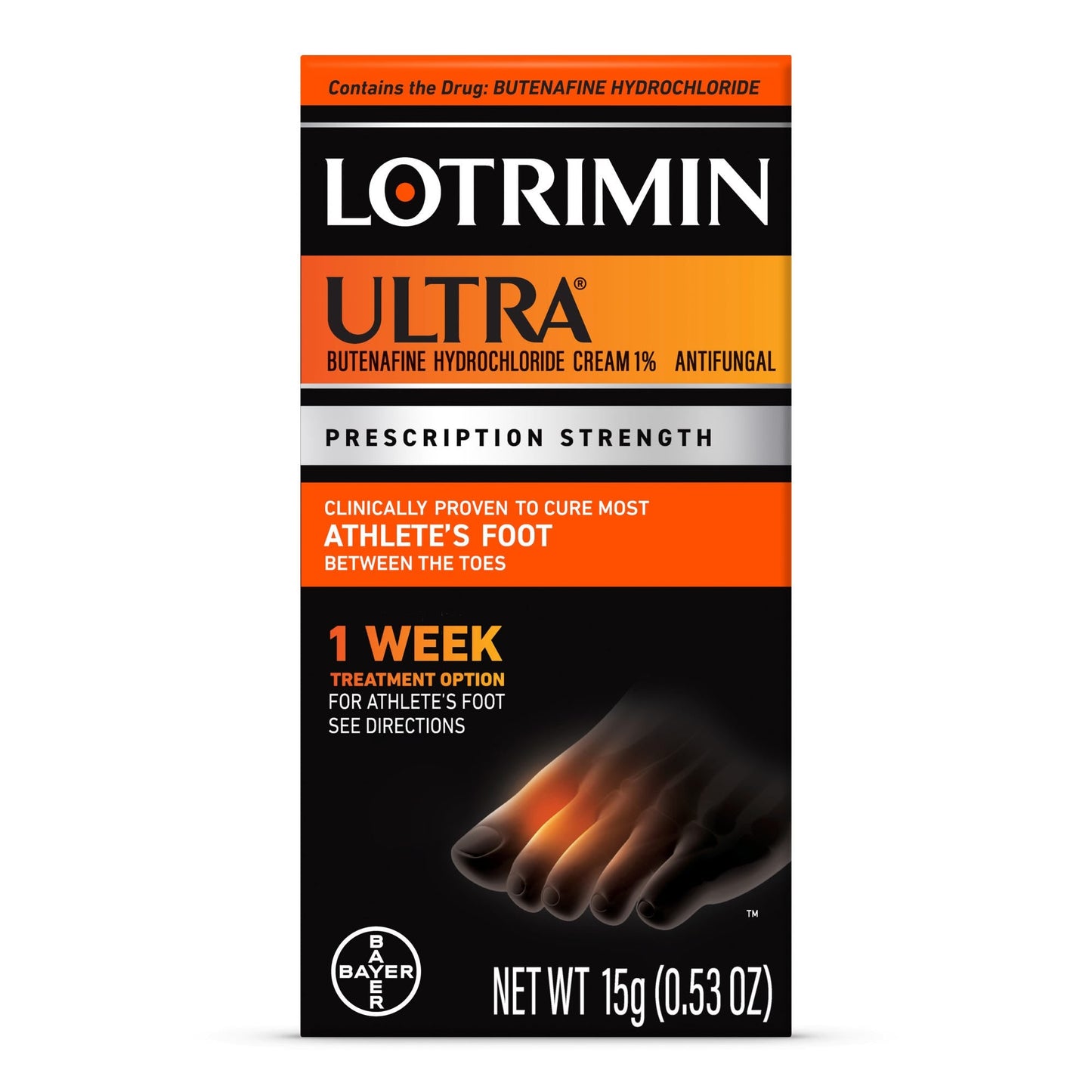 Lotrimin Ultra Antifungal Cream, Foot Treatment