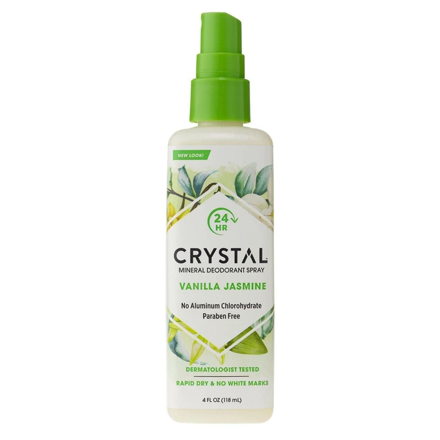 Crystal Body Deodorant Mineral Spray, Vanilla Jasmine 4 Oz