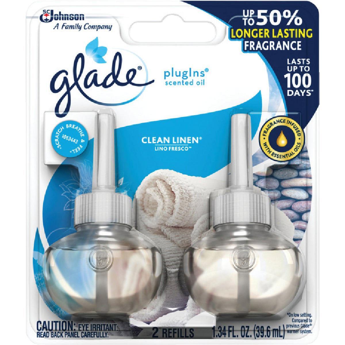 Glade PlugIns Scented Oil Refills, Clean Linen