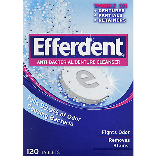 Efferdent Original Denture Cleanser Tablets 120