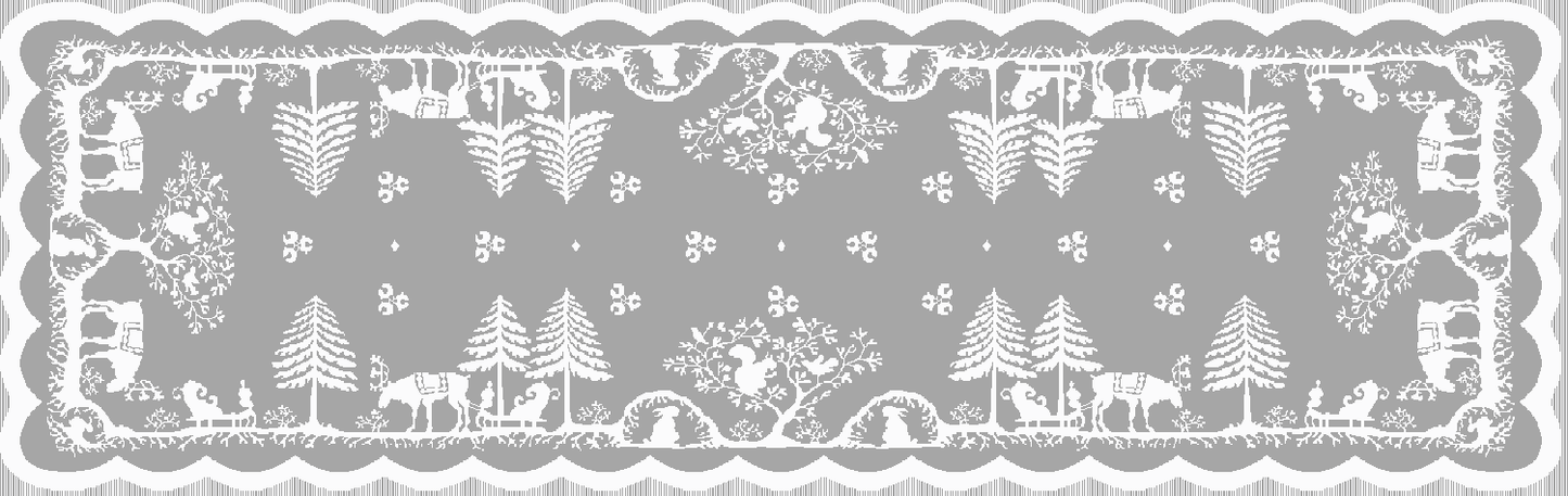 Prince of Scots Scottish Leno Gauze Mantle Scarf ~ Snow Lurex ~ - Osadia Concept Store