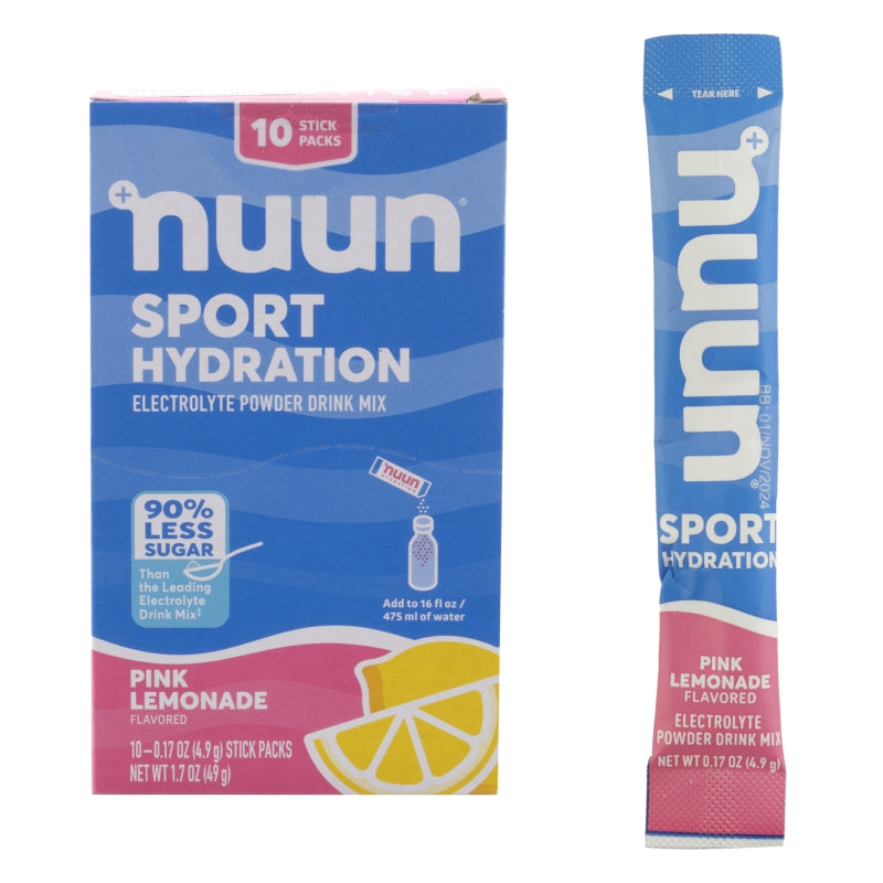 Nuun Sport Hydration Pink Lemonade Electrolyte Powder Drink Mix