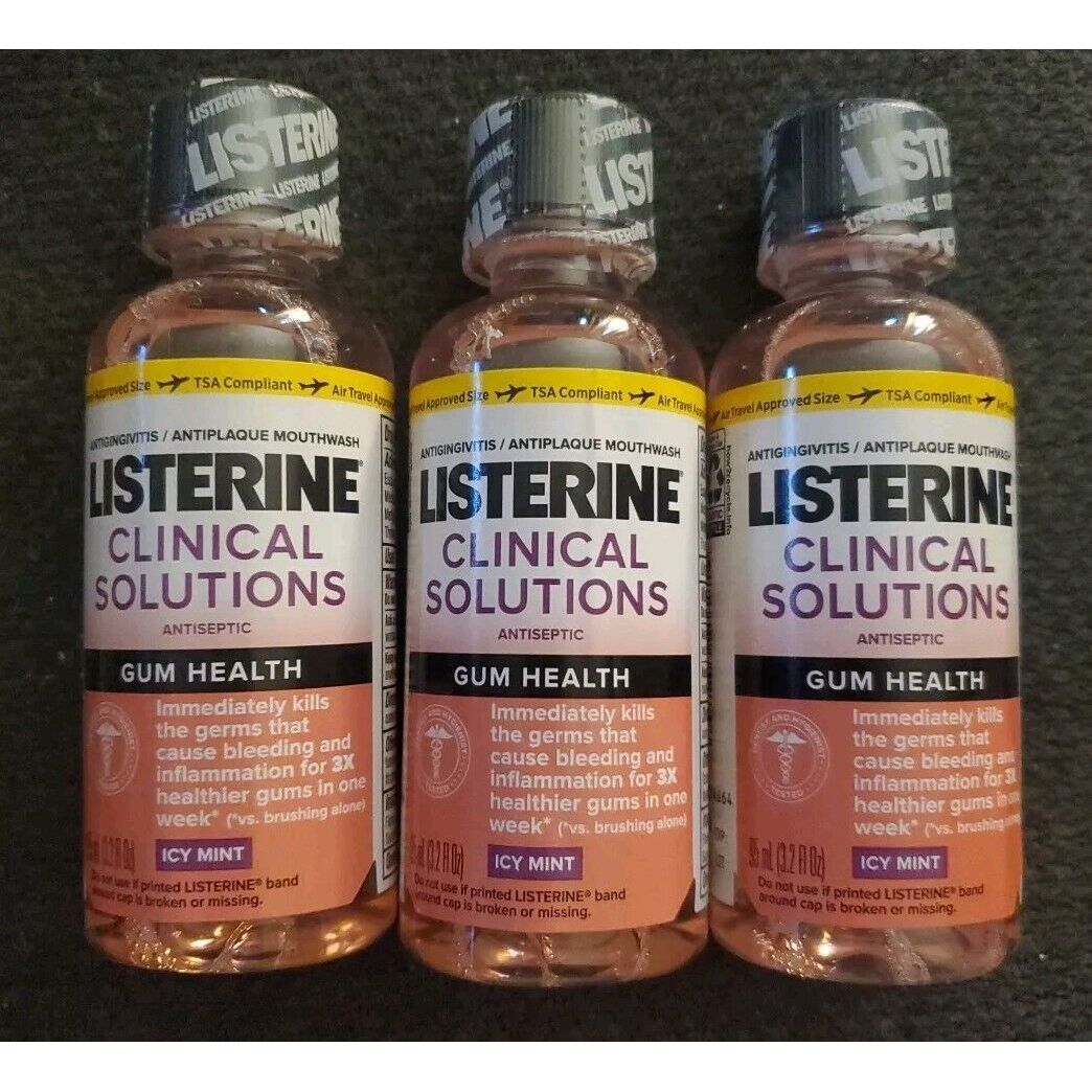 Johnson & Johnson Listerine Clinical Solutions Gum Health Antiseptic Mouthwash 95 mL