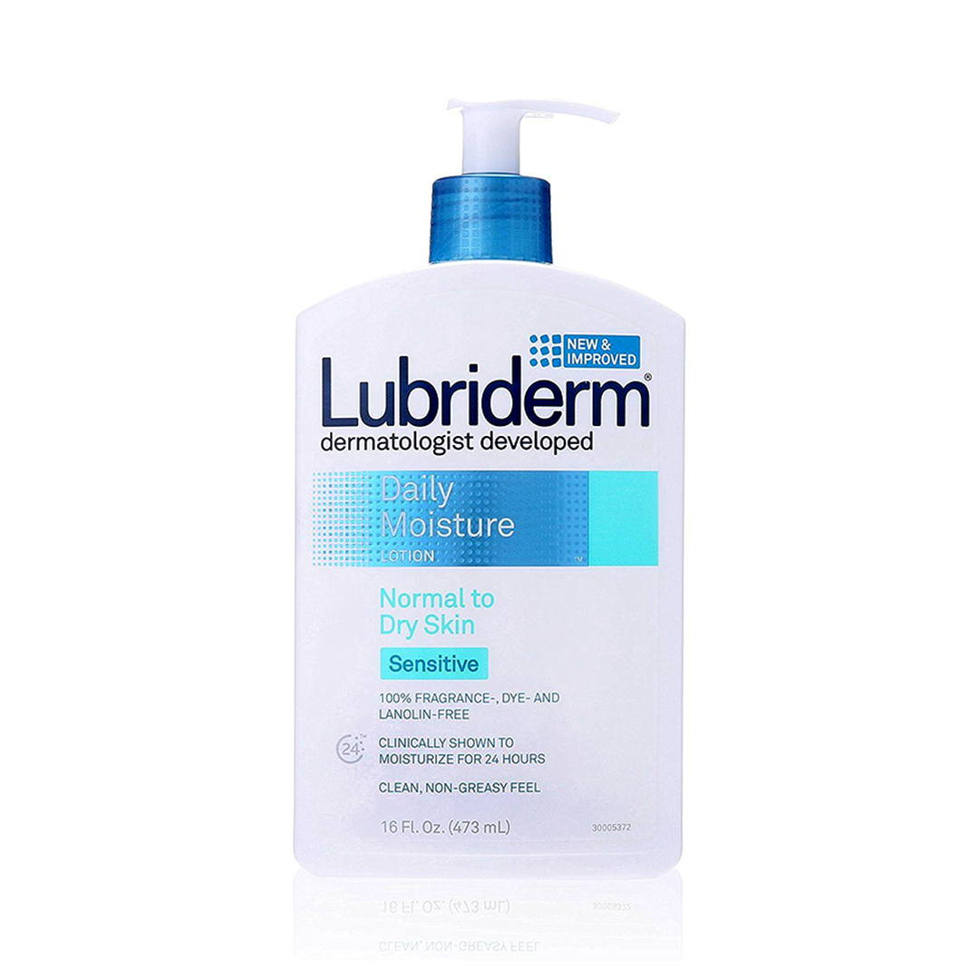 Lubriderm Daily Moisture Body Lotion For Dry Sensitive Skin, 16 Fl. Oz