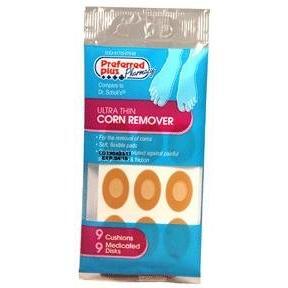 Preferred Plus Ultra Thin Corn Remover 9 Cushions,9 Medicated Disks