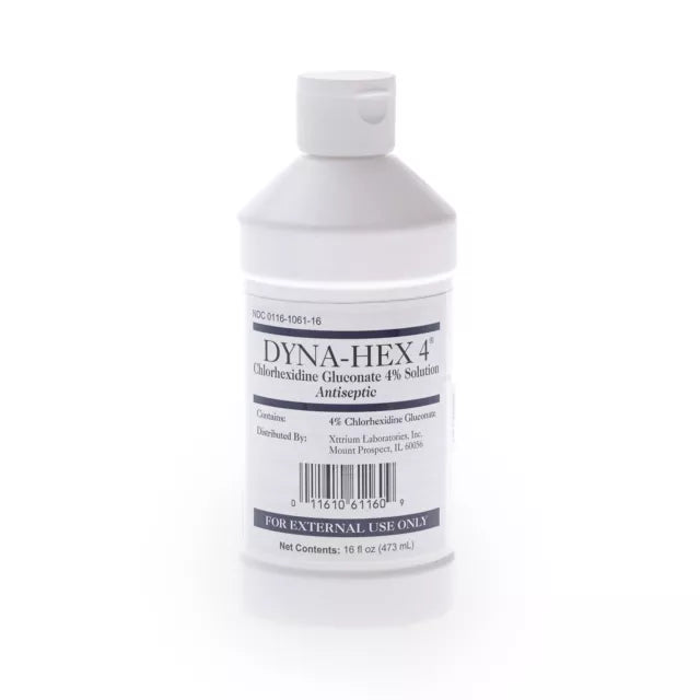 Dyna-Hex 4 Surgical Scrub Solution 16 Oz. NonSterile Bottle 1 Each 1061DYN16MED