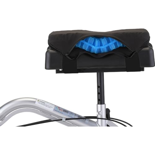 Nova Universal Knee Scooter Pad Cover, Thick Padded Gel Cushion, Easy To Fit & Secure On Most Knee Scooters & Knee Walkers, For Adult, Black