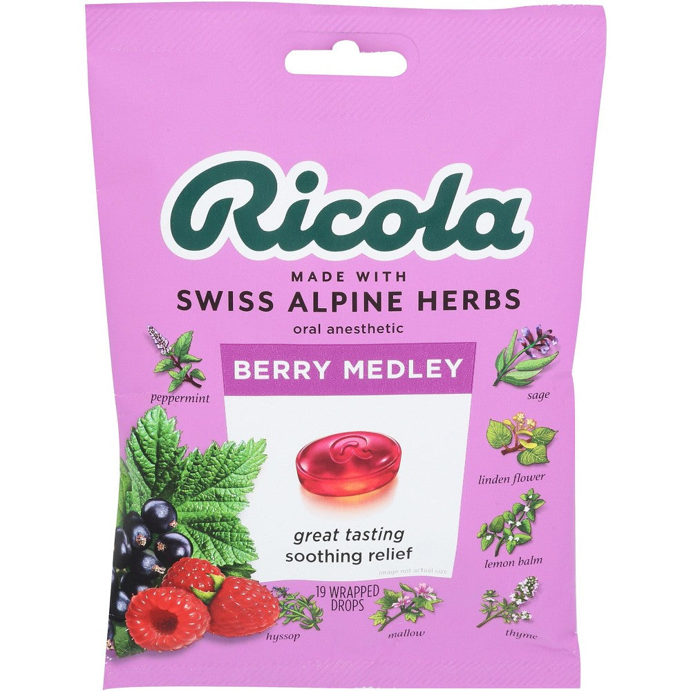 Ricola Drops Berry Medley Oral Anesthetic