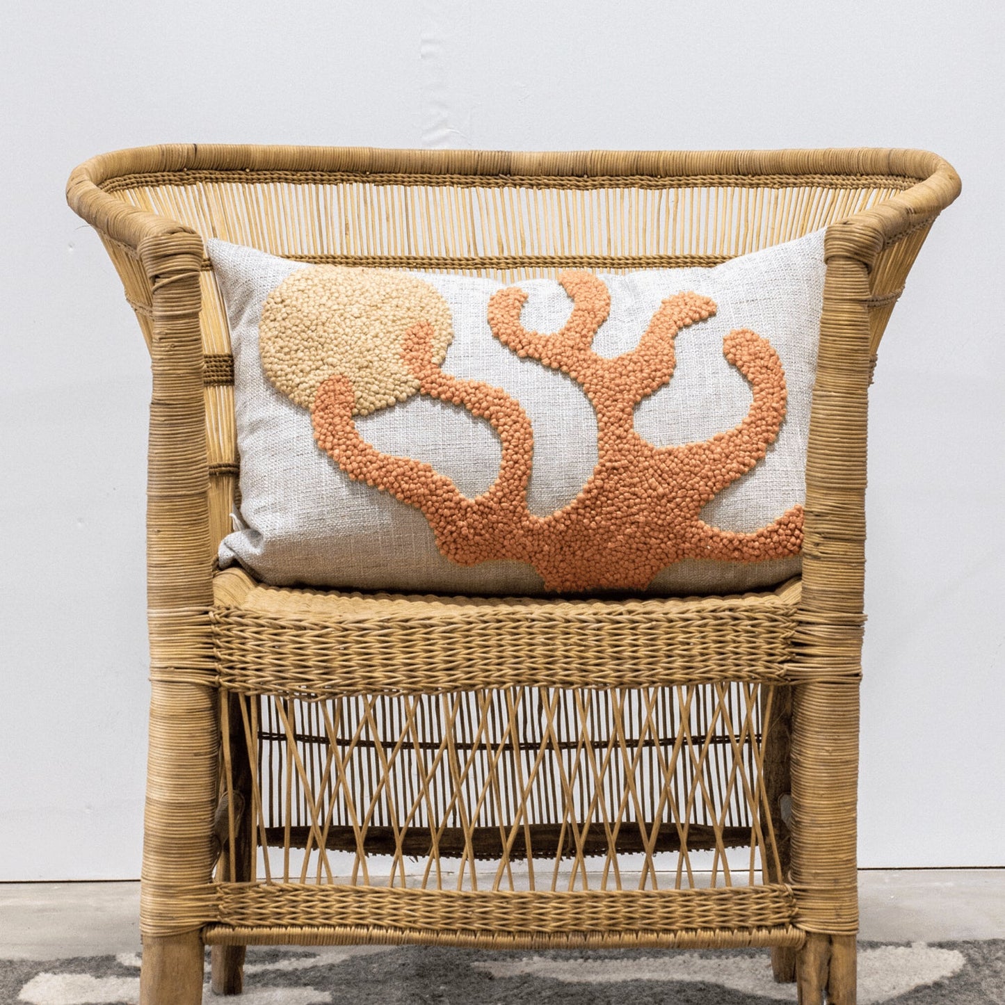 Sea Coral Throw Pillow