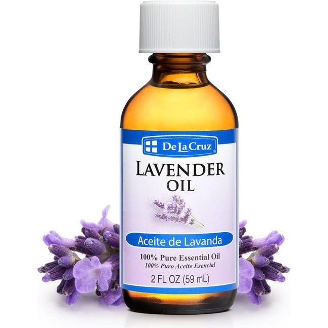 De La Cruz Lavender Oil, Aromatherapy - 2 Fl Oz