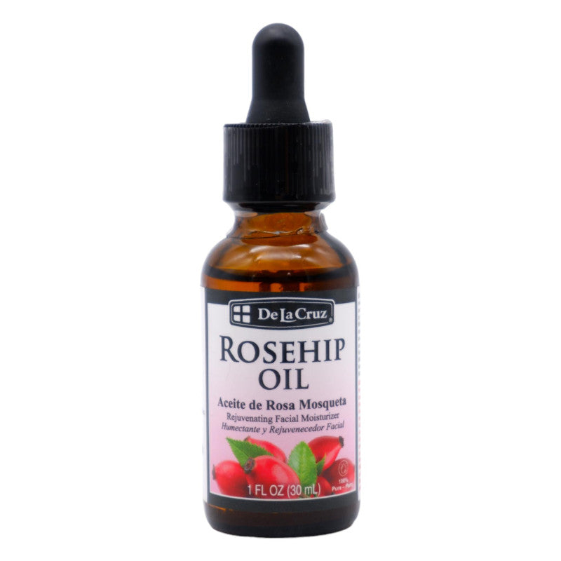 De La Cruz Rosehip Oil 100% Pure Facial Moisturizer 30ml / 1 Fl.oz