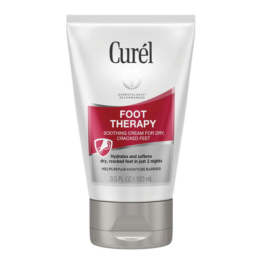 Curel Foot Therapy Soothing Cream For Dry And Cracked Feet - 3.5 Oz