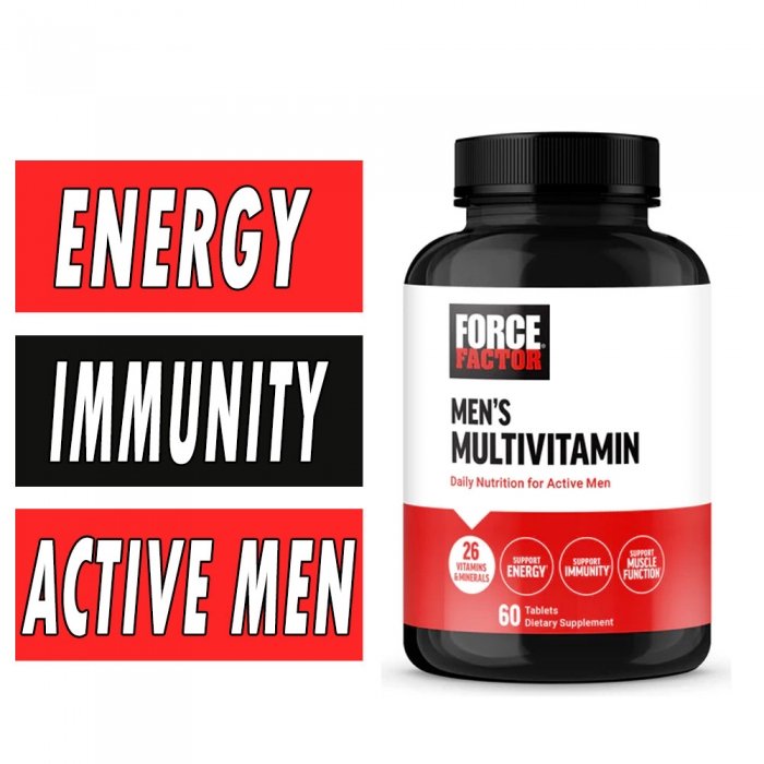 Force Factor Men’s Multivitamin, 60 Tablets Reg